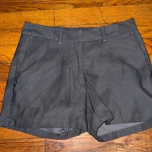 WORN ONCE! Nike DriFIT Women's Golf Shorts, Gray/Black Patterned Shorts, Size 0